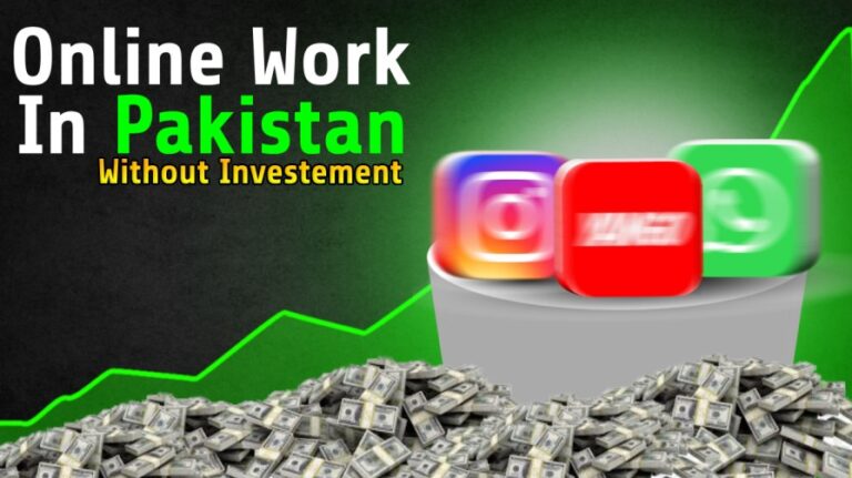 Online Work in Pakistan Without Investment